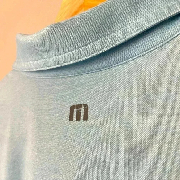 Travis Mathews Kalama Cove Polo Light Blue Golf size L Large - Picture 2 of 9